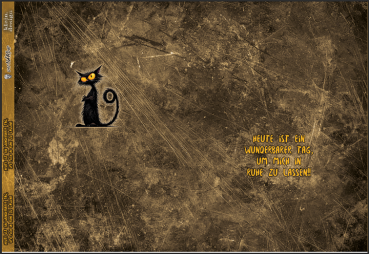 Heute ist ein wunderbarer Tag, um mich in Ruhe zu lassen! - Jersey - kleines Panel